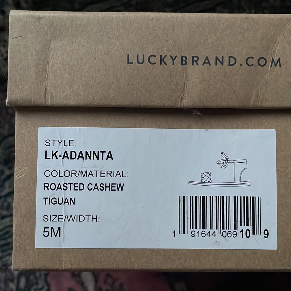 🔆LIKE NEW🔆LUCKY BRAND ADANNTA ANKLE TIE SANDAL - Picture 4 of 5